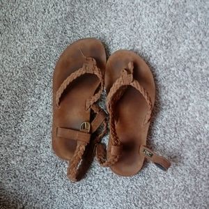 Teva Braided Leather Sandals